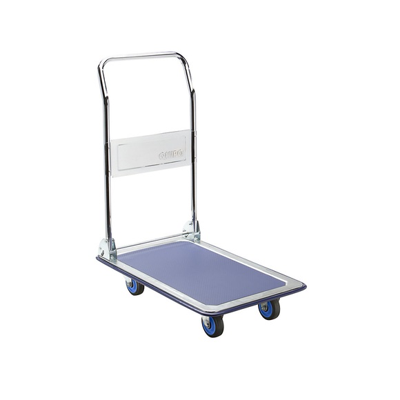 QUIPO Profi-Plattformwagen Tragfähigkeit 170 kg verzinkt / verchromt