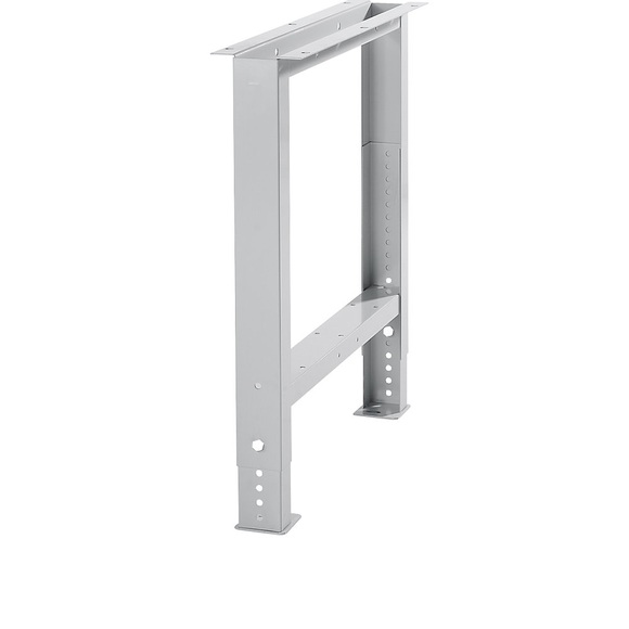 Lista Werkbank-Baukastensystem, Werkbankfuß höhenverstellbar von 700 - 1050 mm im 25-mm-Raster