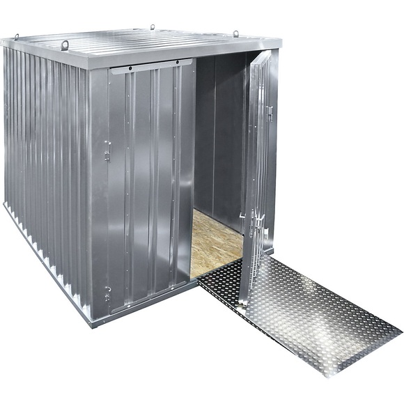 Isoliercontainer verzinkt, mit Holzfußboden Außenbreite 4100 mm