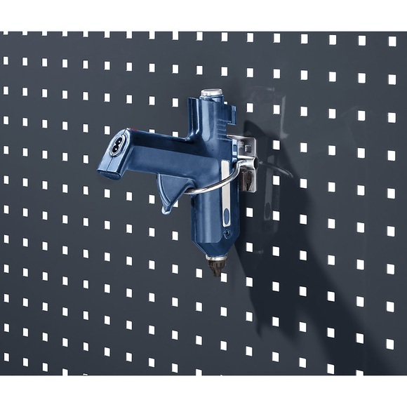EUROKRAFT Rundhalter mit breiter Grundplatte, VE 5 Stk Ø 40 mm