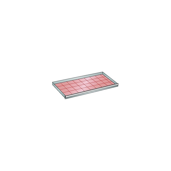 Lista Schublade für Schrank-BxT 1431 x 725 mm Traglast 200 kg, Fronthöhe 200 mm, enzianblau