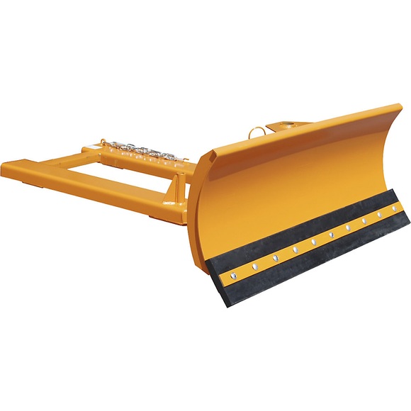 Schneeschieber für Gabelstapler Gummischürfleiste Schildbreite 1500 mm