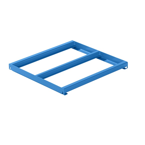 Lista Festrahmen BxT 890 x 860 mm, Fachlast 1000 kg lichtblau