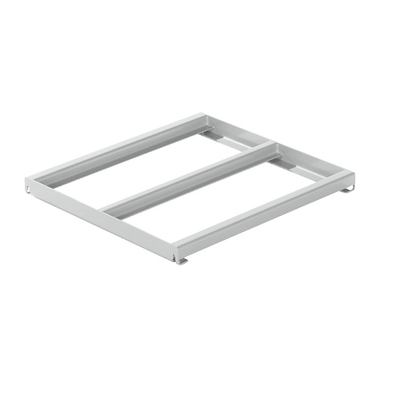 Lista Festrahmen BxT 1290 x 1260 mm, Fachlast 800 kg lichtgrau