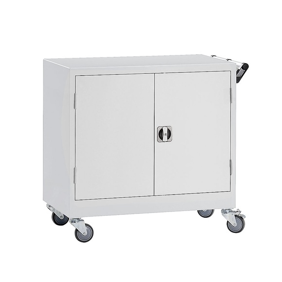 Fahrschrank HxBxT 920 x 920 x 610 mm lichtgrau RAL 7035