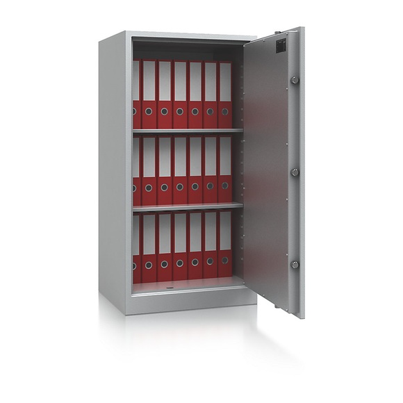 Stahlschrank, feuergeschützt Sicherheitsstufe S1 HxBxT 1226 x 650 x 500 mm