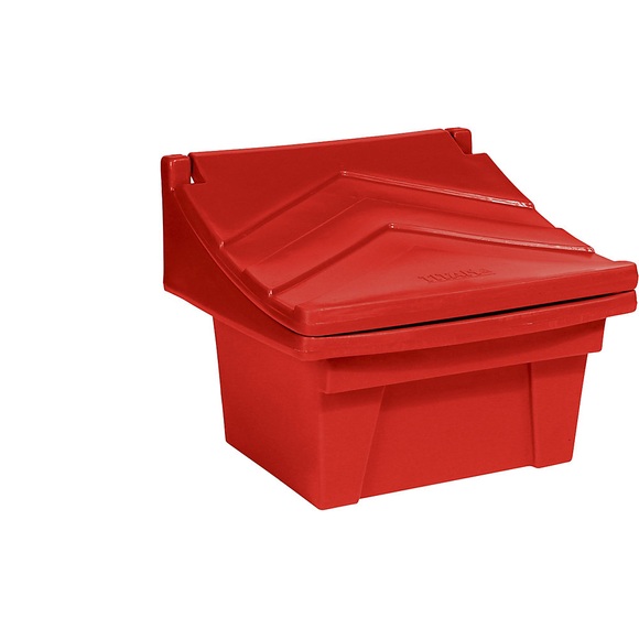 Universal- und Streugutbehälter aus Polyethylen Inhalt ca. 100 l rot