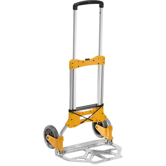 QUIPO Profi-Aluminium-Sackkarre, klappbar SLIMLINE 125 mit pannensicherer Bereifung, ab 2 Stk