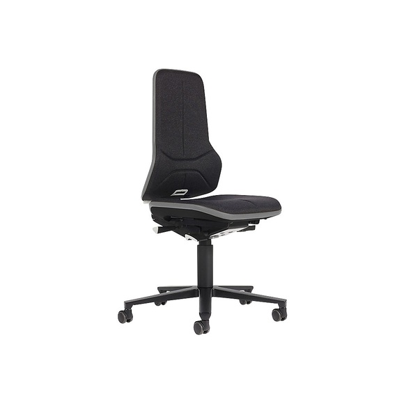 bimos NEON Arbeitsdrehstuhl Sitzmaterial Stoff, ESD Flexband grau