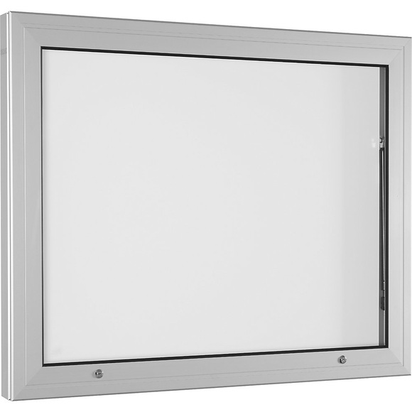 Schaukasten Türöffnung 90° nach oben für Format DIN A1, Rückwand reinweiß