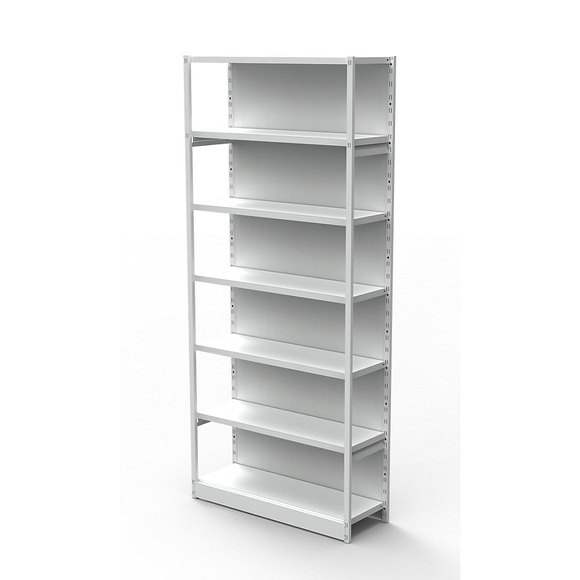 Büro-Steckregal, mit Rückwand Regalhöhe 2250 mm Grundregal, Breite x Tiefe 960 x 400 mm