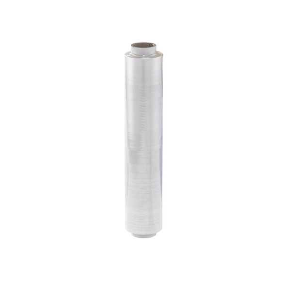PE-Stretchfolie Folienbreite 450 mm, VE 6 Stk Folienstärke 17 µm, ab 10 VE