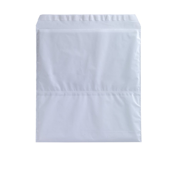 Versandtaschen mit Dokumentenfach, Folienstärke 50 µm LxB 430 x 390 mm, VE 500 Stk