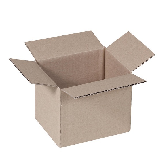 Faltkarton, FEFCO 0201 aus 1-welliger Pappe Innenmaße 160 x 110 x 130 mm, VE 100 Stk