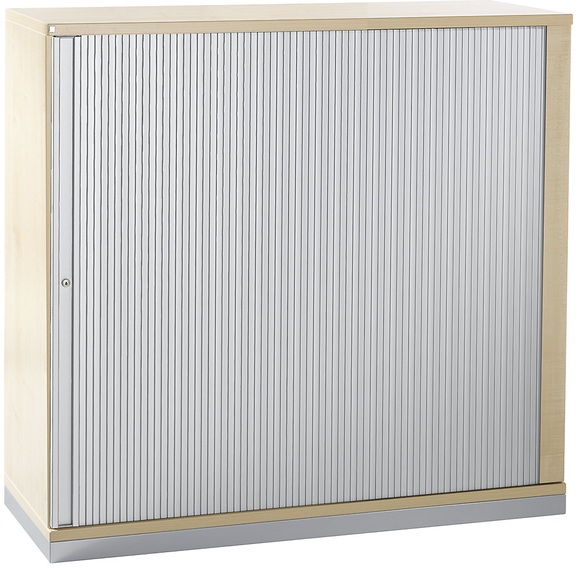 HANNA - Rollladenschrank Höhe 1133 mm, 2 Fachböden Dekor Ahorn