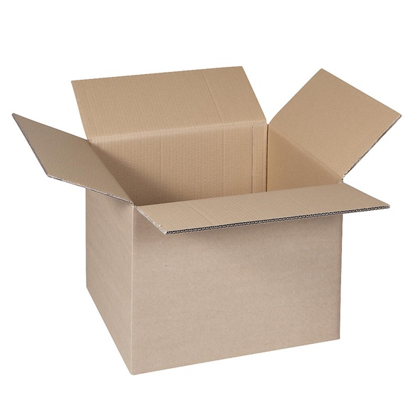 Faltkarton, FEFCO 0201 aus 2-welliger Pappe Innenmaße 430 x 350 x 315 mm, VE 100 Stk