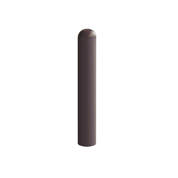 City-Poller Höhe 1250 mm, zum Herausnehmen, mit Dreikantverschluss Ø 90 mm, 1 Kettenöse