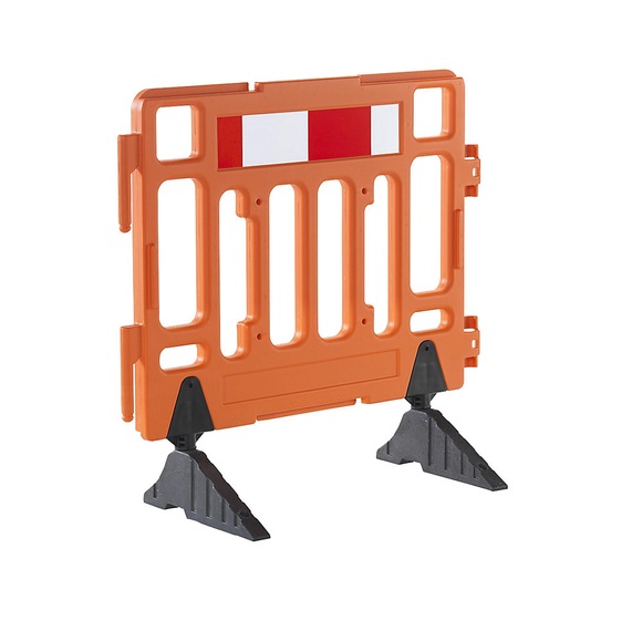 Kunststoff-Absperrgitter Länge 1,1 m orange