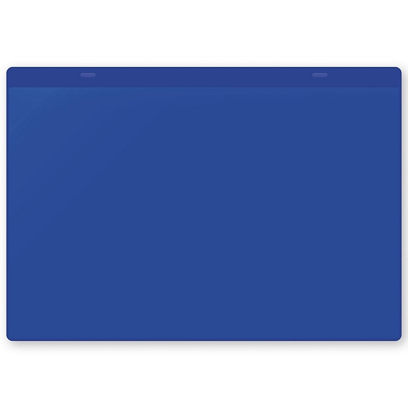 Dokumententaschen, selbstklebend DIN A4 quer, VE 10 Stk blau