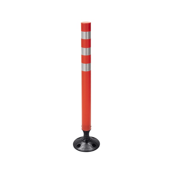 Flexibler Absperrpfosten, mit Reflexstreifen, Höhe 1050 mm
