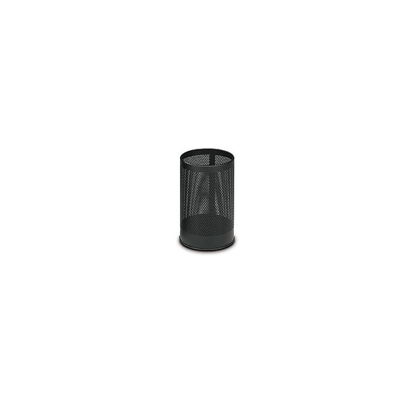 Papierkorb Volumen 15 l, HxØ 400 x 240 mm schwarz