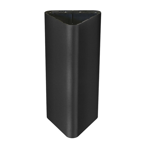 Abfallbehälter PURE ELEGANCE Volumen 60 l, BxHxT 380 x 800 x 380 mm schwarz