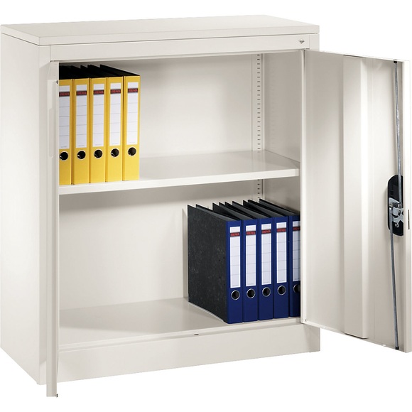 CP Stahlschrank mit Flügeltüren HxBxT 1000 x 1000 x 420 mm verkehrsweiß