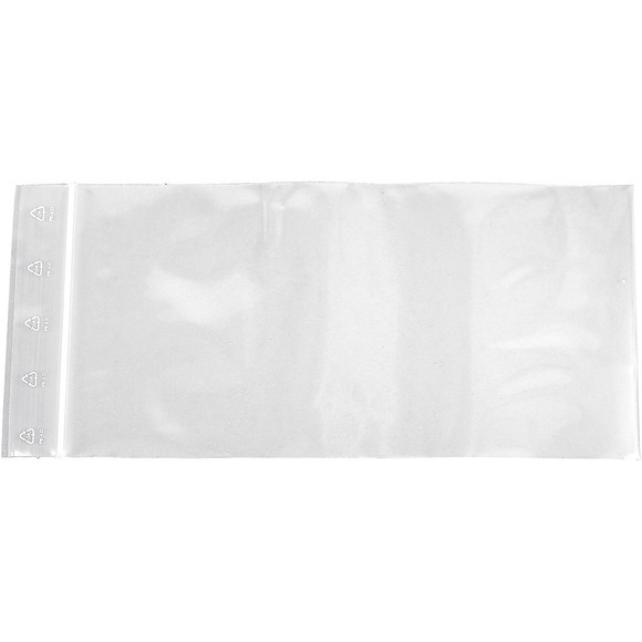 Druckverschluss-Beutel ohne Beschriftungsfeld, Stärke 90 µm, VE 1000 Stk BxL 100 x 200 mm