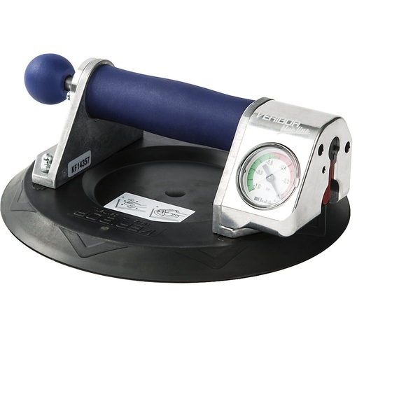 Bohle Saugheber VERIBOR 1-Kopf-Alu-Körper mit Manometer, Tragfähigkeit 120 kg Scheiben-Ø 210 mm