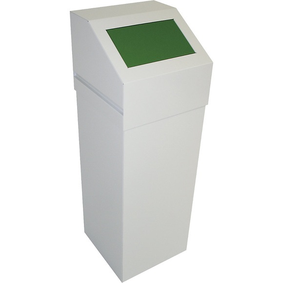 Abfalltrennsystem Volumen 65 l mit grünem Deckel