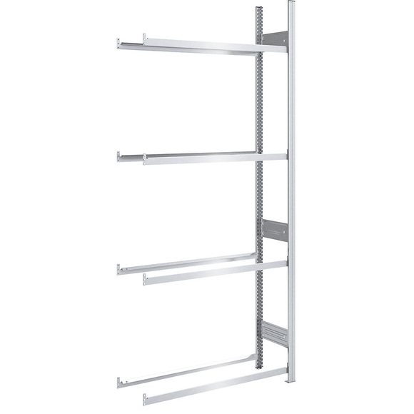 Reifenregal Regalhöhe 2500 mm Anbauregal, BxT 1010 x 435 mm