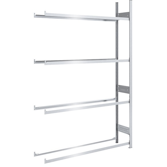 Reifenregal Regalhöhe 2500 mm Anbauregal, BxT 1510 x 435 mm