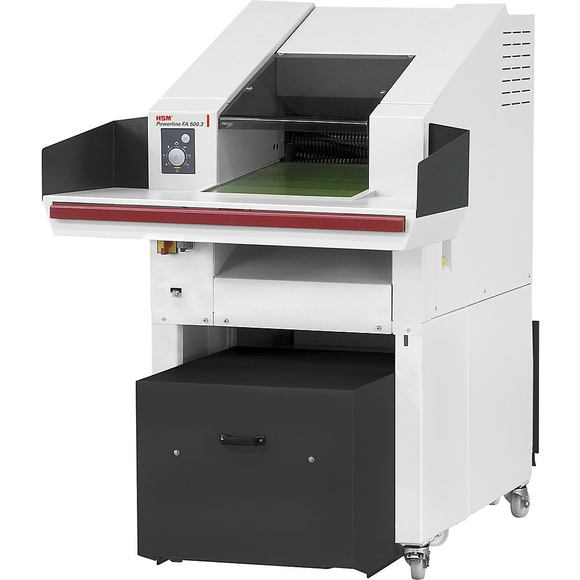 HSM Schredder-Pressen-Kombination Presskraft 80 kN Schnittbreite 10,5 mm