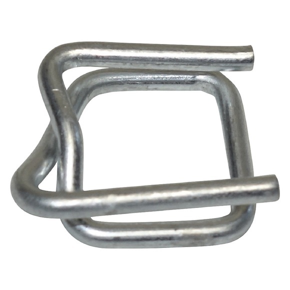 Verschlussschnallen verzinkt, für Kunststoffband 13 mm breit, VE 1000 Stk