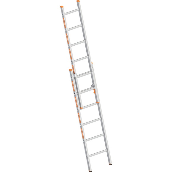 Layher Alu-Schiebeleiter 2-teilig, ausziehbar 2 x 6 Sprossen