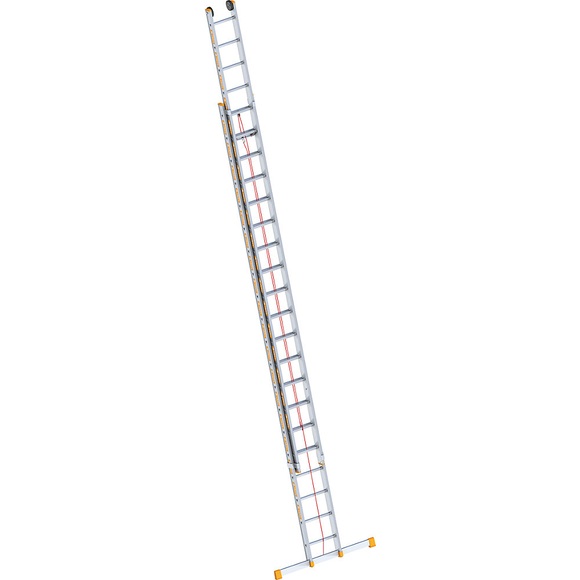 Layher Alu-Seilzugleiter 2-teilig, ausziehbar, inkl. Traverse 2 x 20 Sprossen