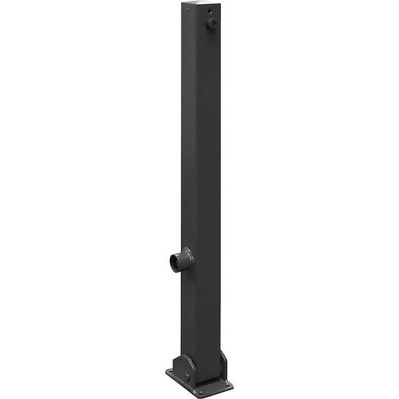 Absperrpfosten, 70 x 70 mm, Eisenglimmer klappbar ohne Öse