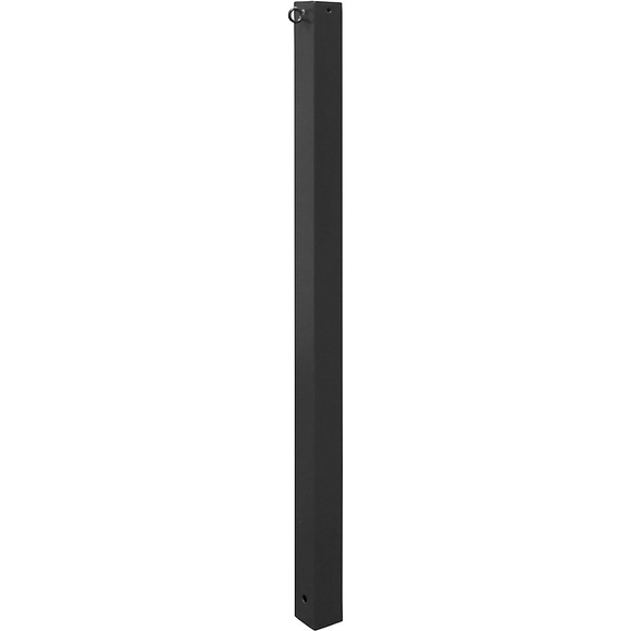 Absperrpfosten, 70 x 70 mm, Eisenglimmer zum Einbetonieren mit 1 Öse