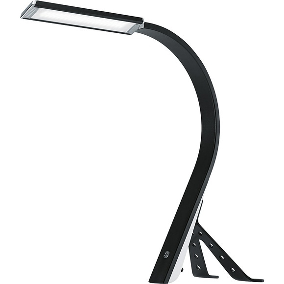 Hansa LED-Tischleuchte SWING dimmbar, Leuchtenkopf drehbar, Standfuß schwarz