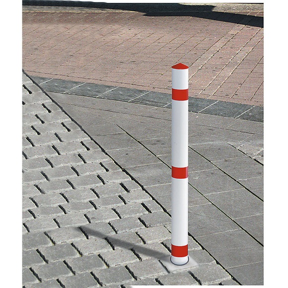Sperrpfosten aus Kunststoff