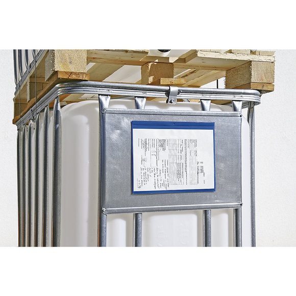 Dokumententaschen mit Magnetstreifen, VE 50 Stk BxH 305 x 230 mm, DIN A4, blau