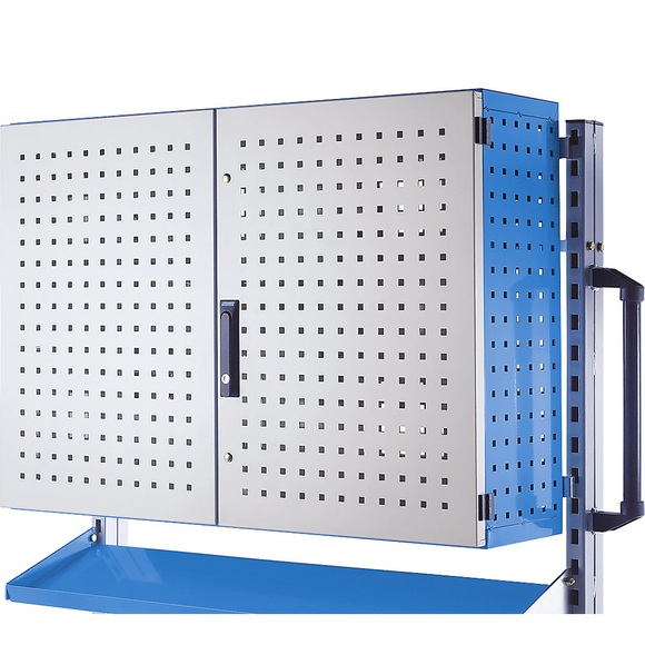 EUROKRAFT Blechschrank, abschließbar Tragfähigkeit 50 kg HxBxT 700 x 990 x 270 mm