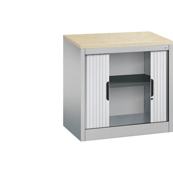 Rollladenschrank mit Horizontal-Jalousie