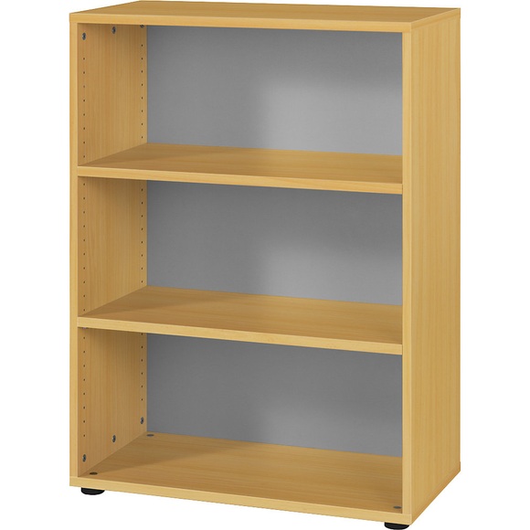 office akktiv RENATUS - Regal HxB 1100 x 800 mm, 2 Fachböden Buche-Dekor