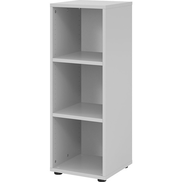 eurokraft pro RENATUS - Regal, HxB 1100 x 400 mm, 2 Fachböden, lichtgrau