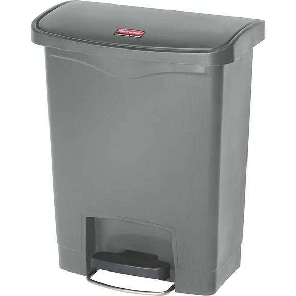 Rubbermaid Tretabfallsammler Volumen 30 l, BxHxT 271 x 536 x 425 mm grau