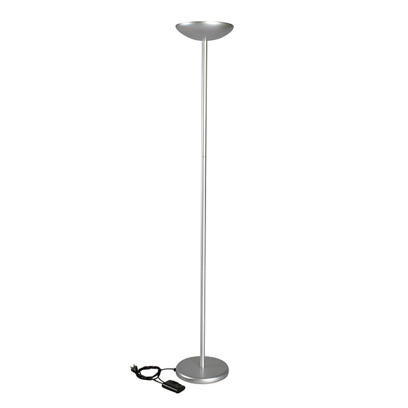 MAUL Stand-Halogen-Deckenfluter 230 W, dimmbar silber