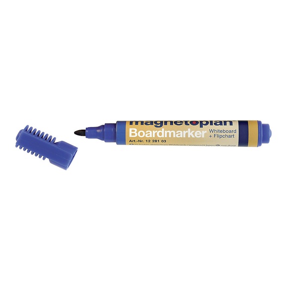 magnetoplan Board- und Flipchartmarker Strichstärke 1,5 - 3 mm, VE 24 Stk blau