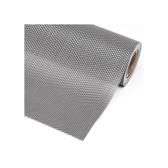 Anti-Rutschmatte, Höhe 5,3 mm Breite 1200 mm, pro lfd. m grau