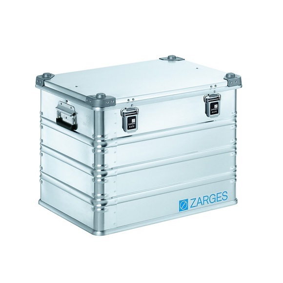 ZARGES Alu-Transportkiste Inhalt 116 l, Innen-LxBxH 600 x 430 x 450 mm in robuster Ausführung